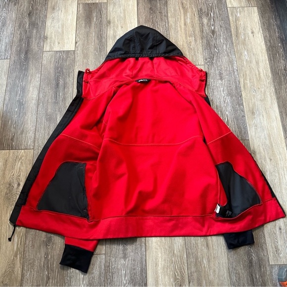 🖤 Men The north face lightweight (but warm) jacket with hoodie Size L - Picture 5 of 10